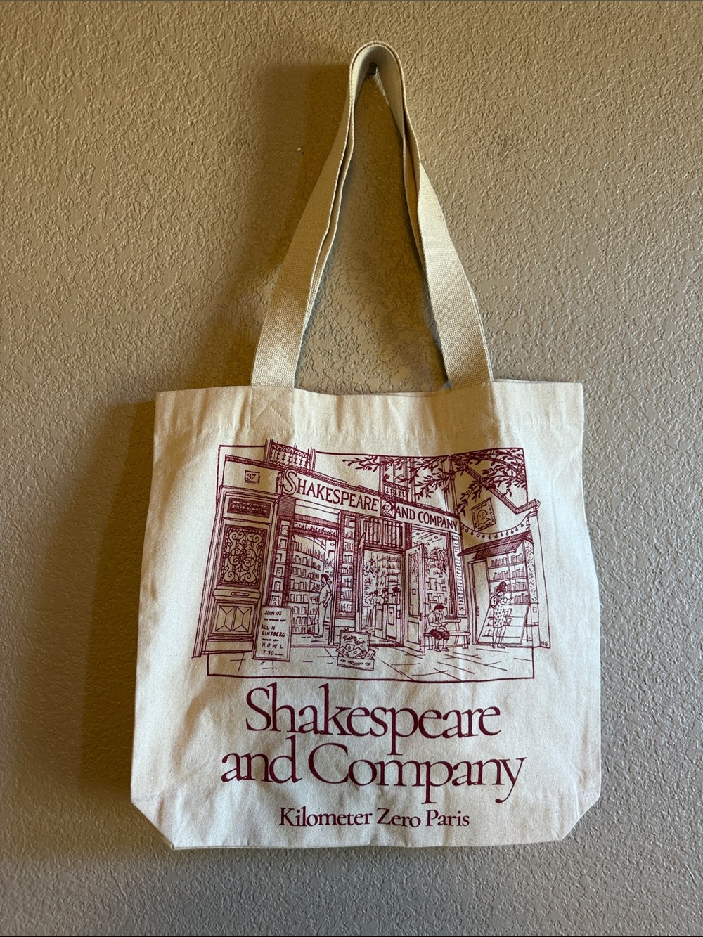 Shakespeare and Company Paris Bookstore Canvas Tote Bag